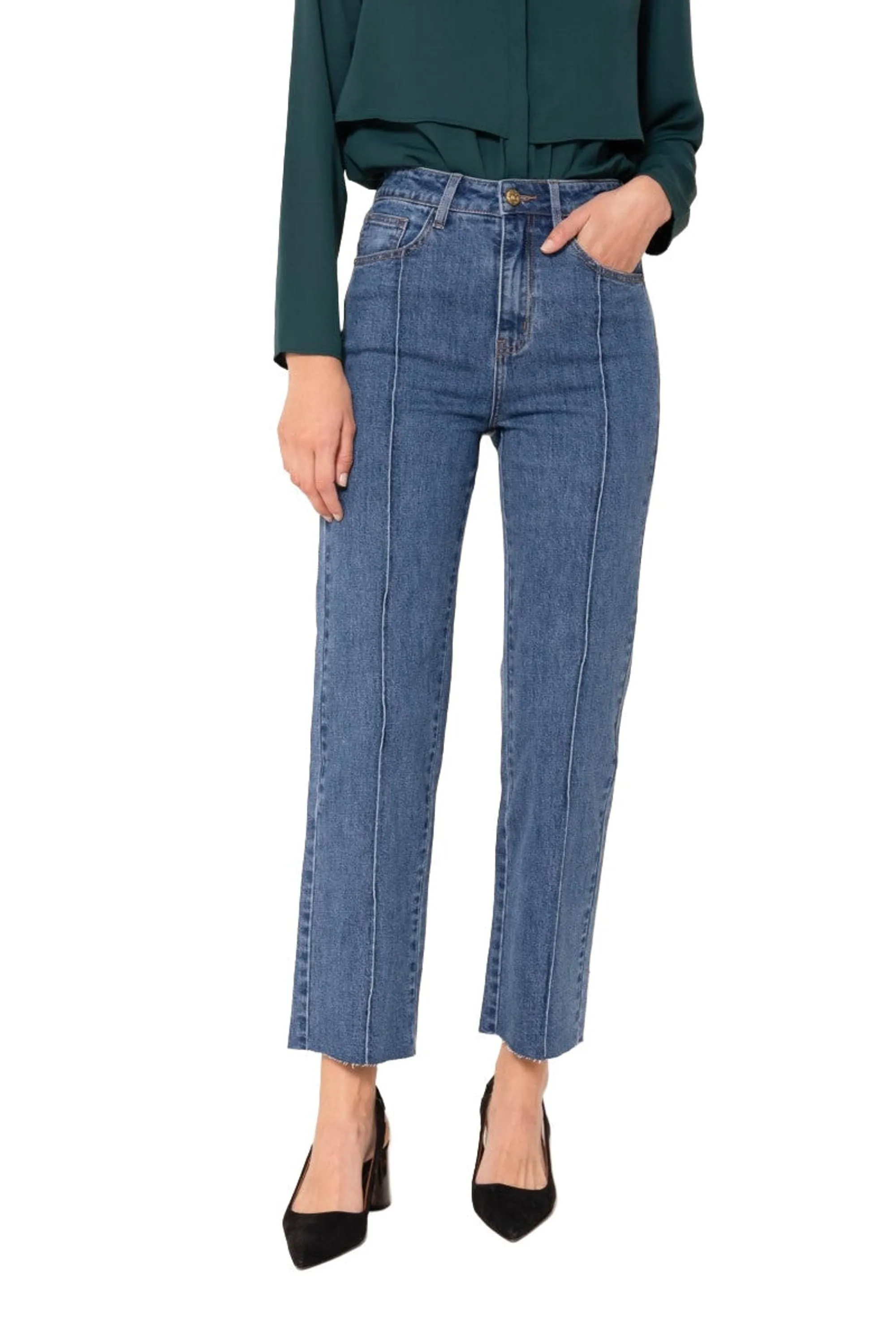 Oraije Paris Sandra straight-leg jeans