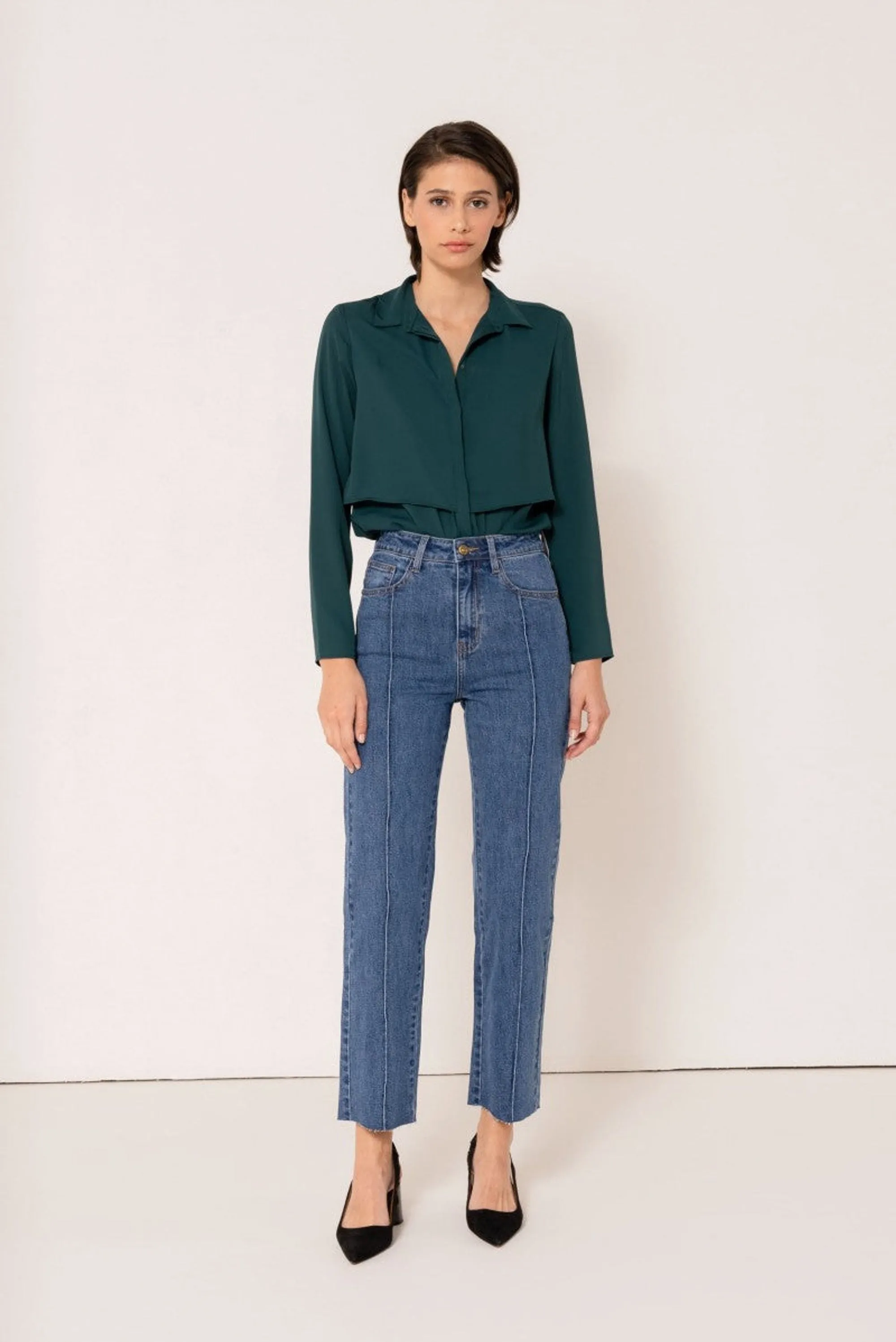 Oraije Paris Sandra straight-leg jeans