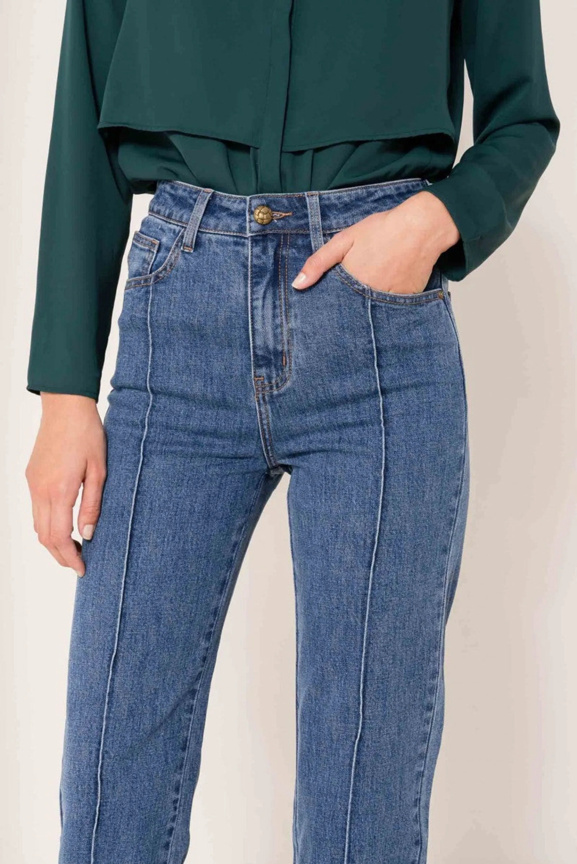 Oraije Paris Sandra straight-leg jeans