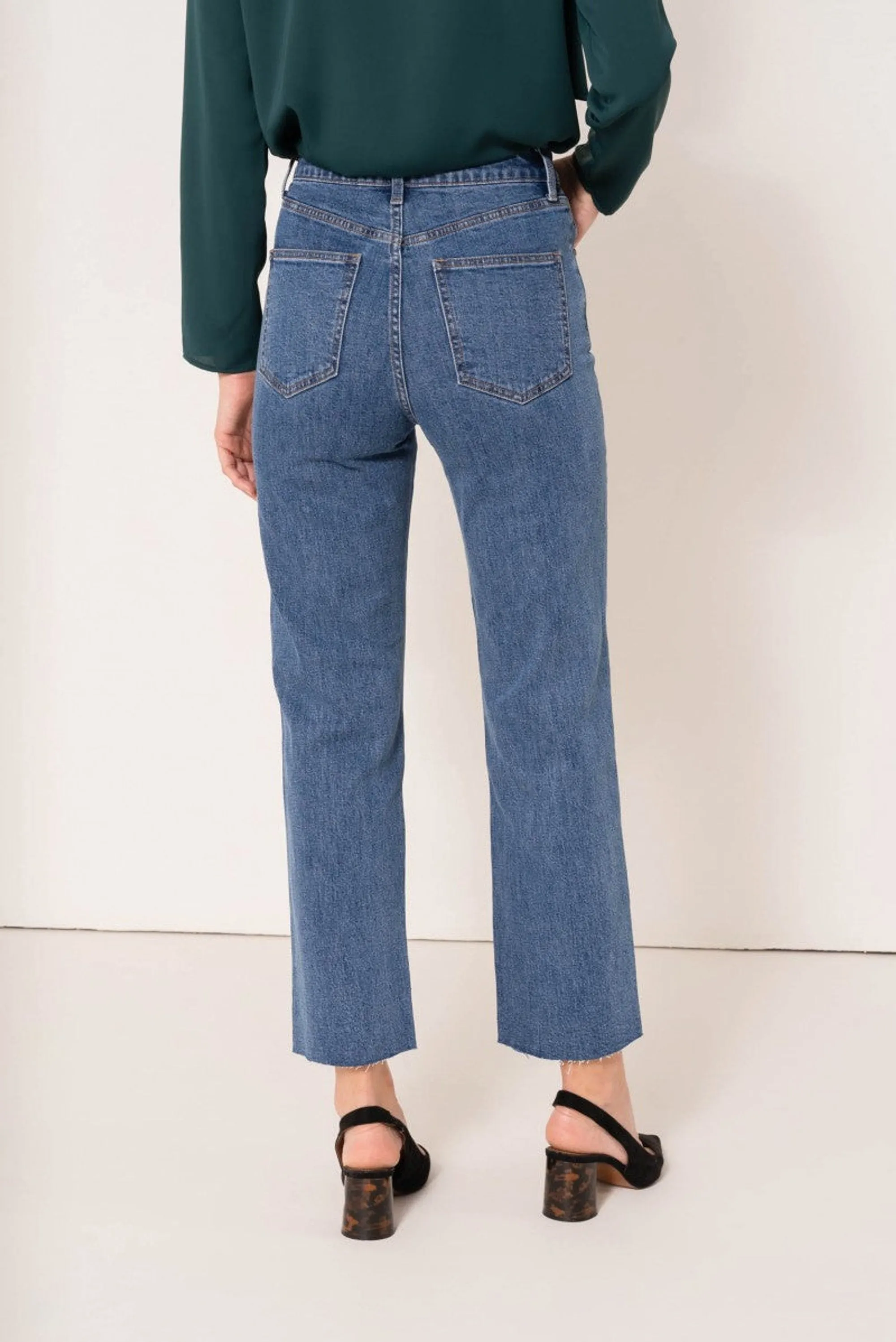 Oraije Paris Sandra straight-leg jeans