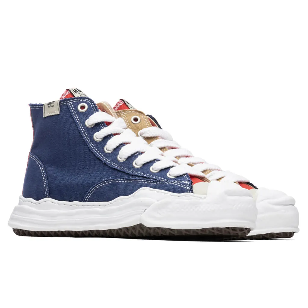 Original Sole Toe Cap Hi Sneaker - Navy/Beige