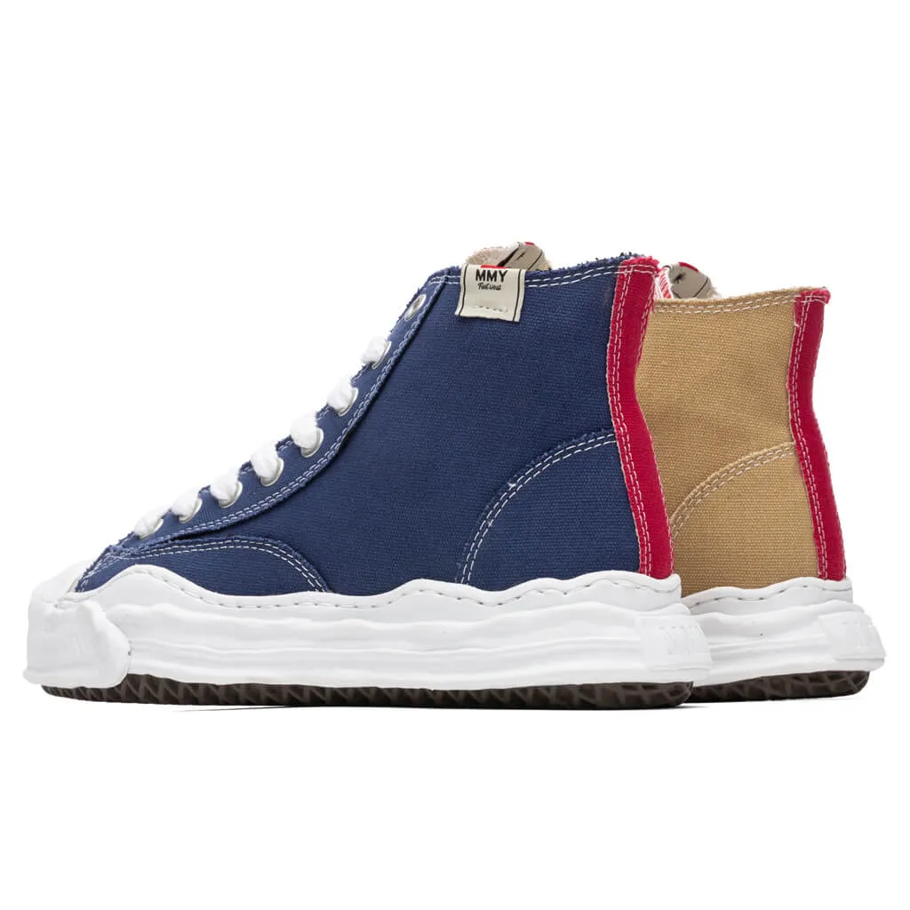 Original Sole Toe Cap Hi Sneaker - Navy/Beige