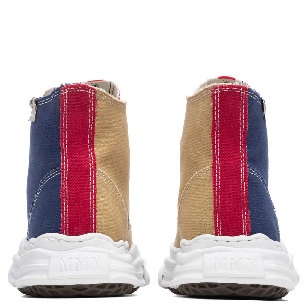 Original Sole Toe Cap Hi Sneaker - Navy/Beige