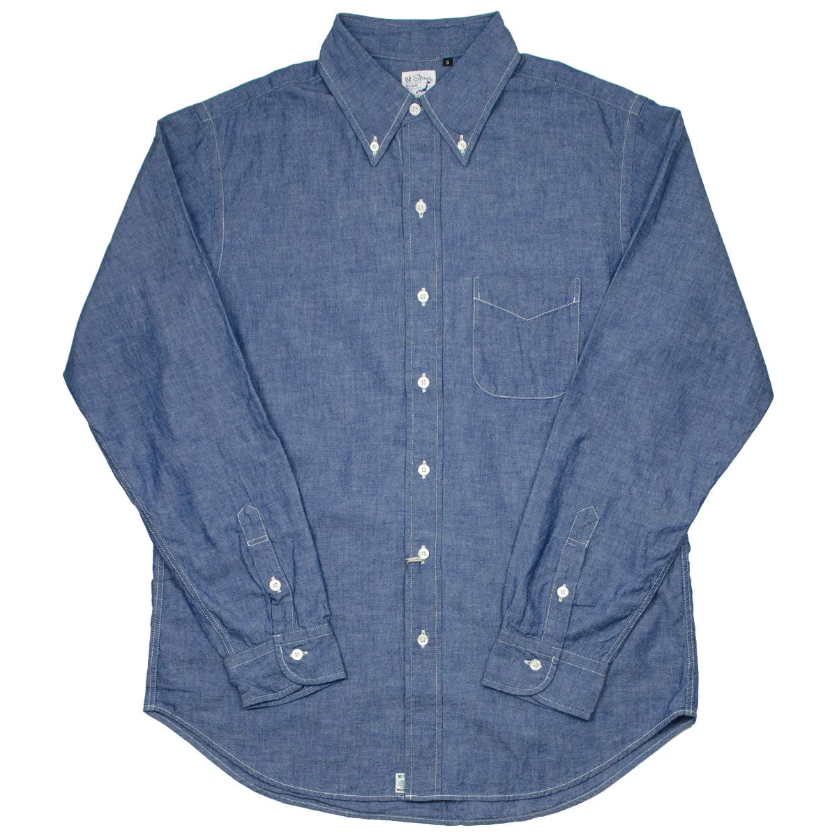 orSlow - Button-down Shirt - Chambray