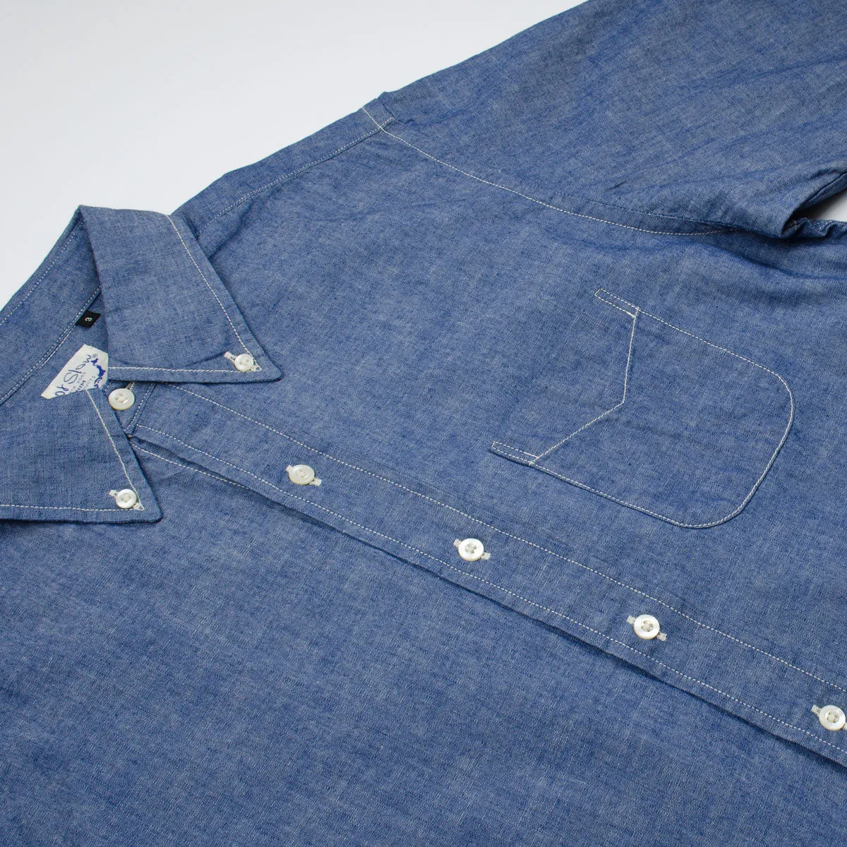 orSlow - Button-down Shirt - Chambray