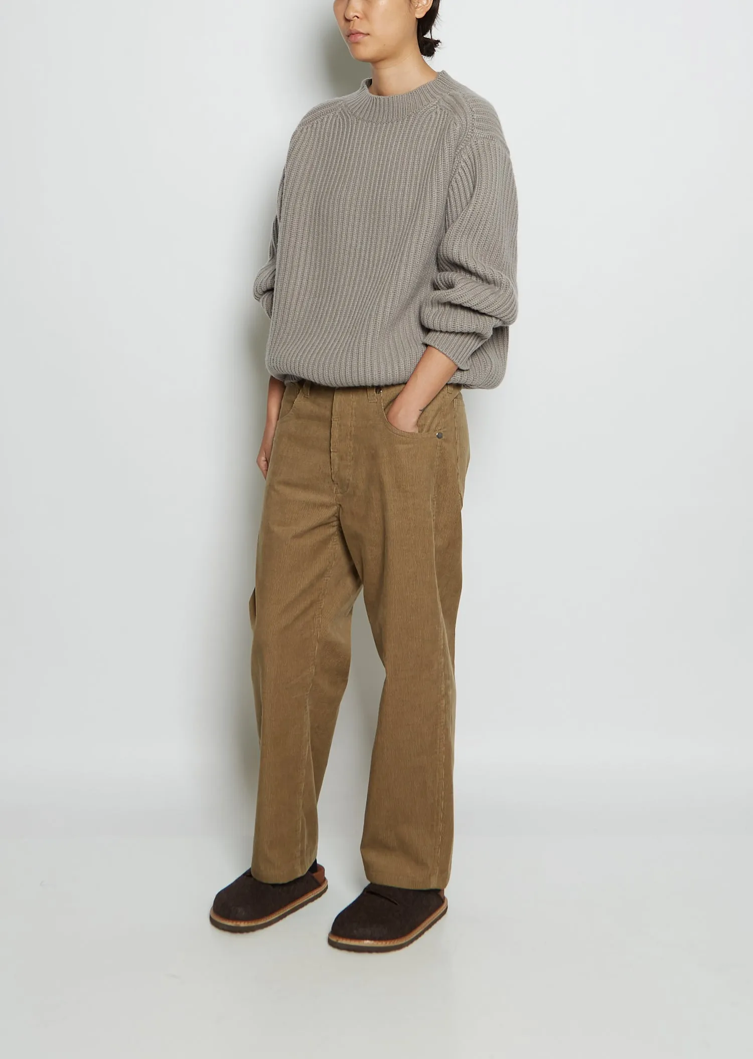 Paddock Cotton Corduroy Pants — Woven Clay