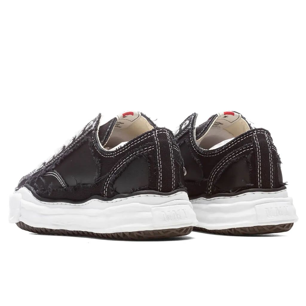 Peterson Low OG Sole Broken Canvas Sneaker - Black