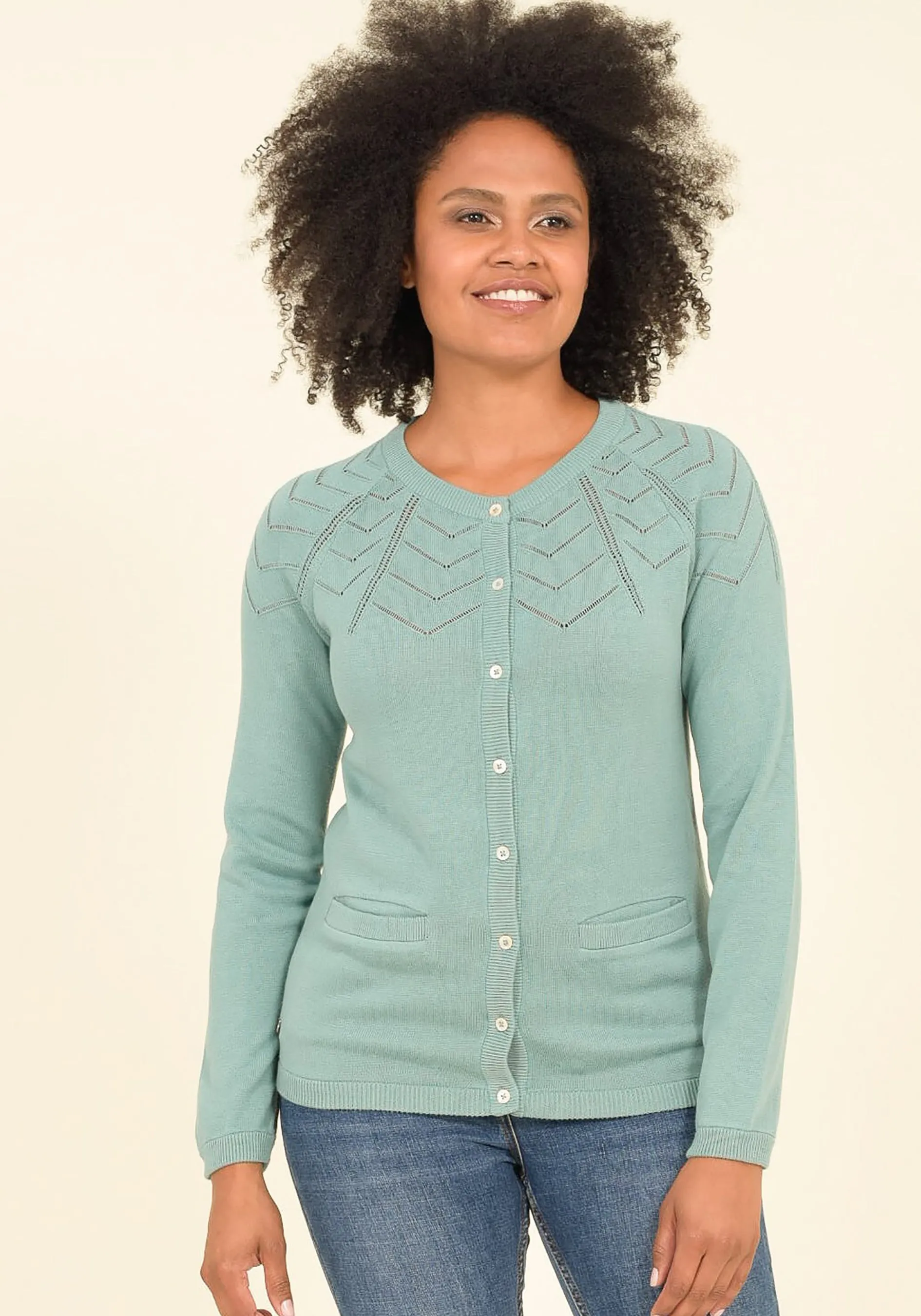 Pointelle Cardigan