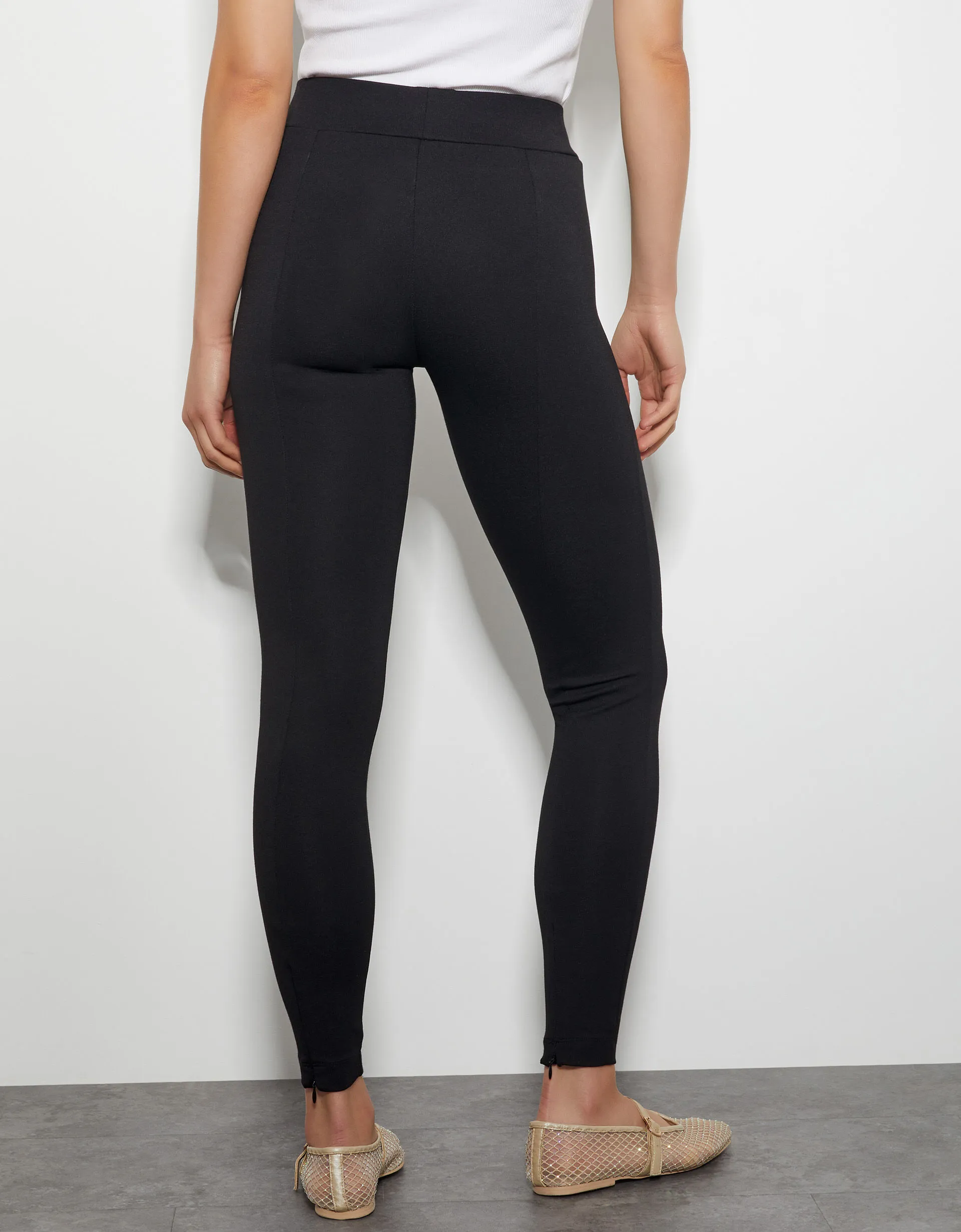 Pree High Rise Ponte Leggings Black