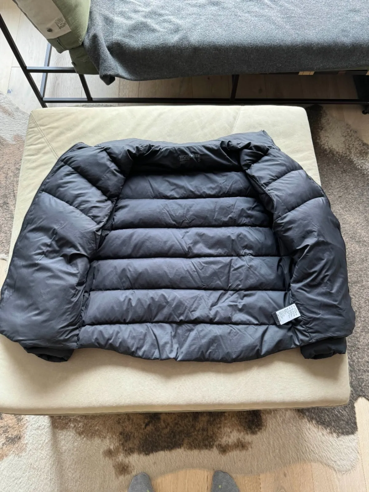 Puffer Down Jacket - Gray