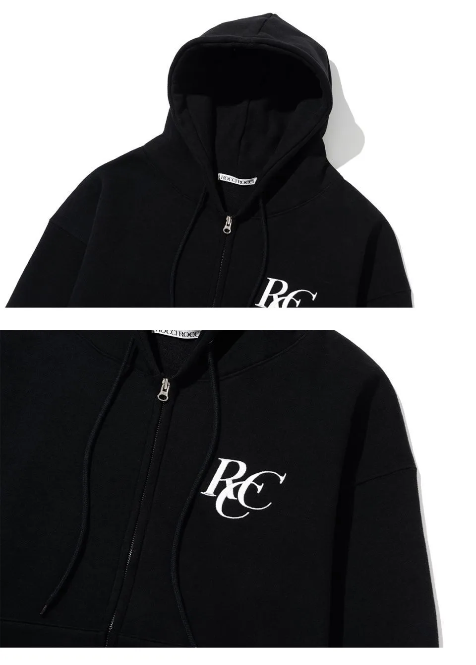 rocci rocci  |Street Style Long Sleeves Plain Oversized Logo