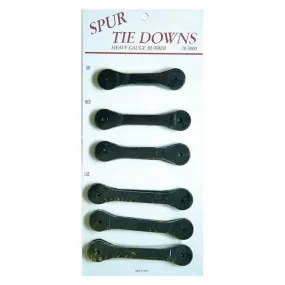 Rubber Tie Down Strap Pair