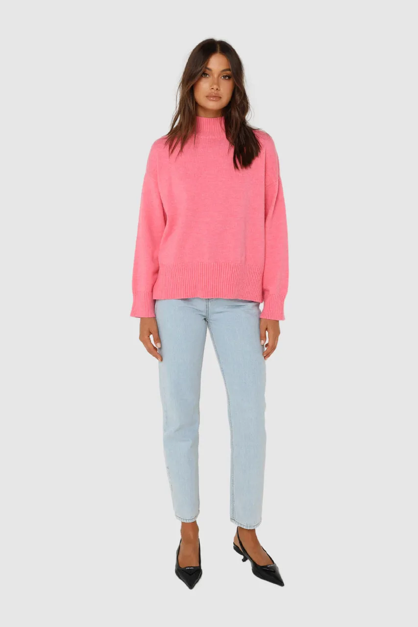 Sabrina Knit Jumper | Pink