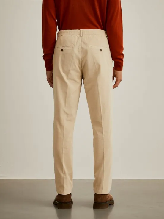 Slim fit corduroy pants