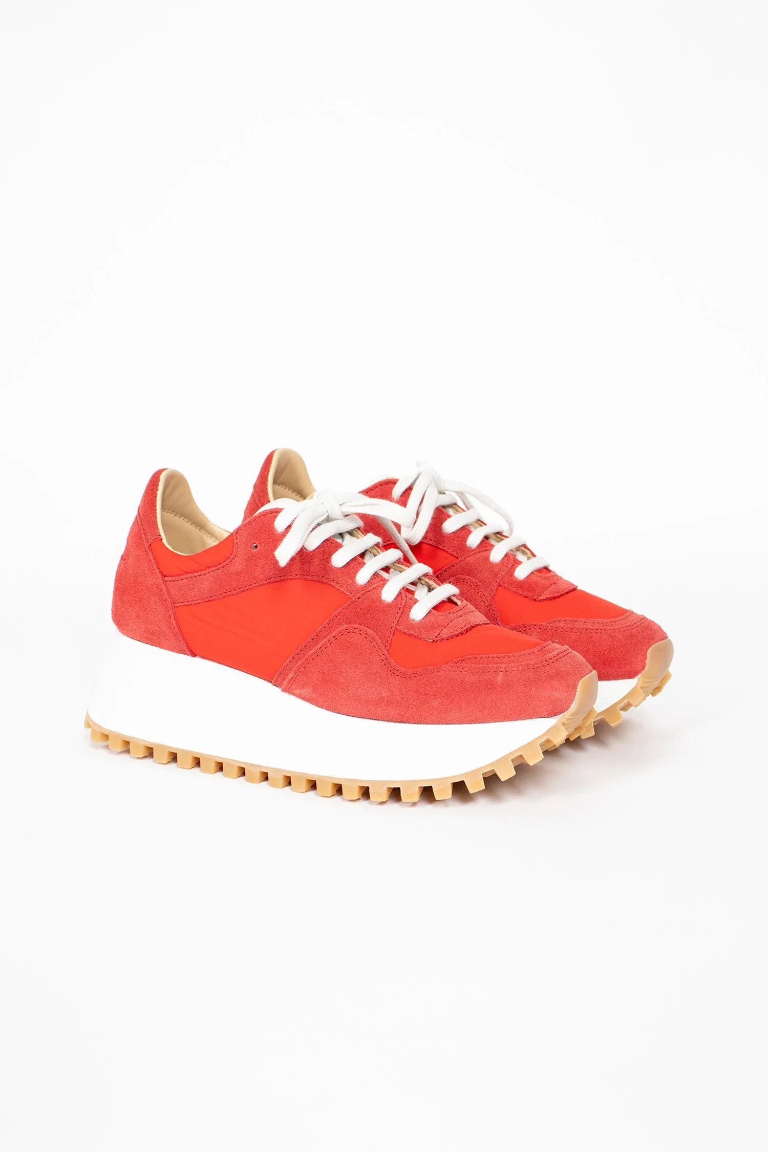 Spalwart Marathon Platform Sneaker Red