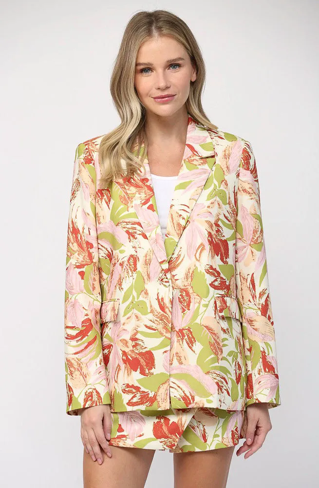 SPRING PALMS BLAZER