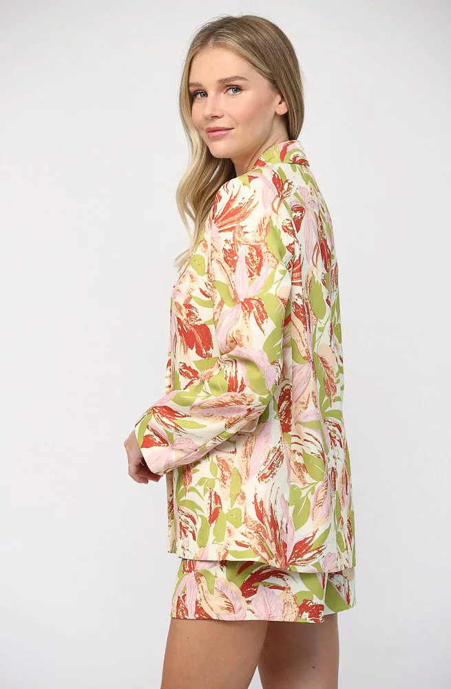 SPRING PALMS BLAZER