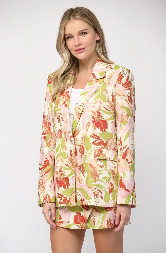 SPRING PALMS BLAZER