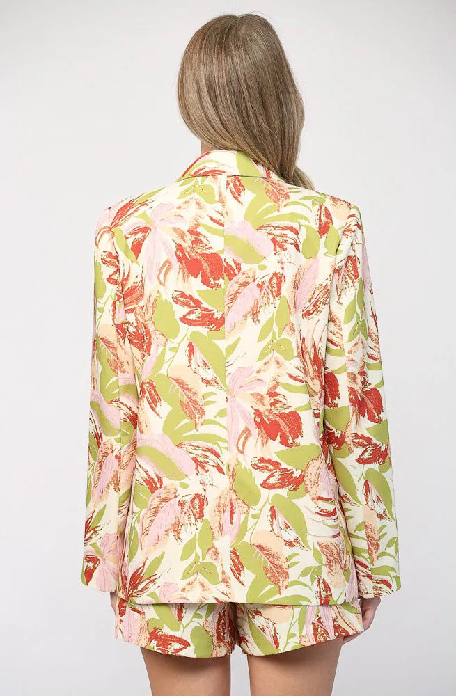 SPRING PALMS BLAZER