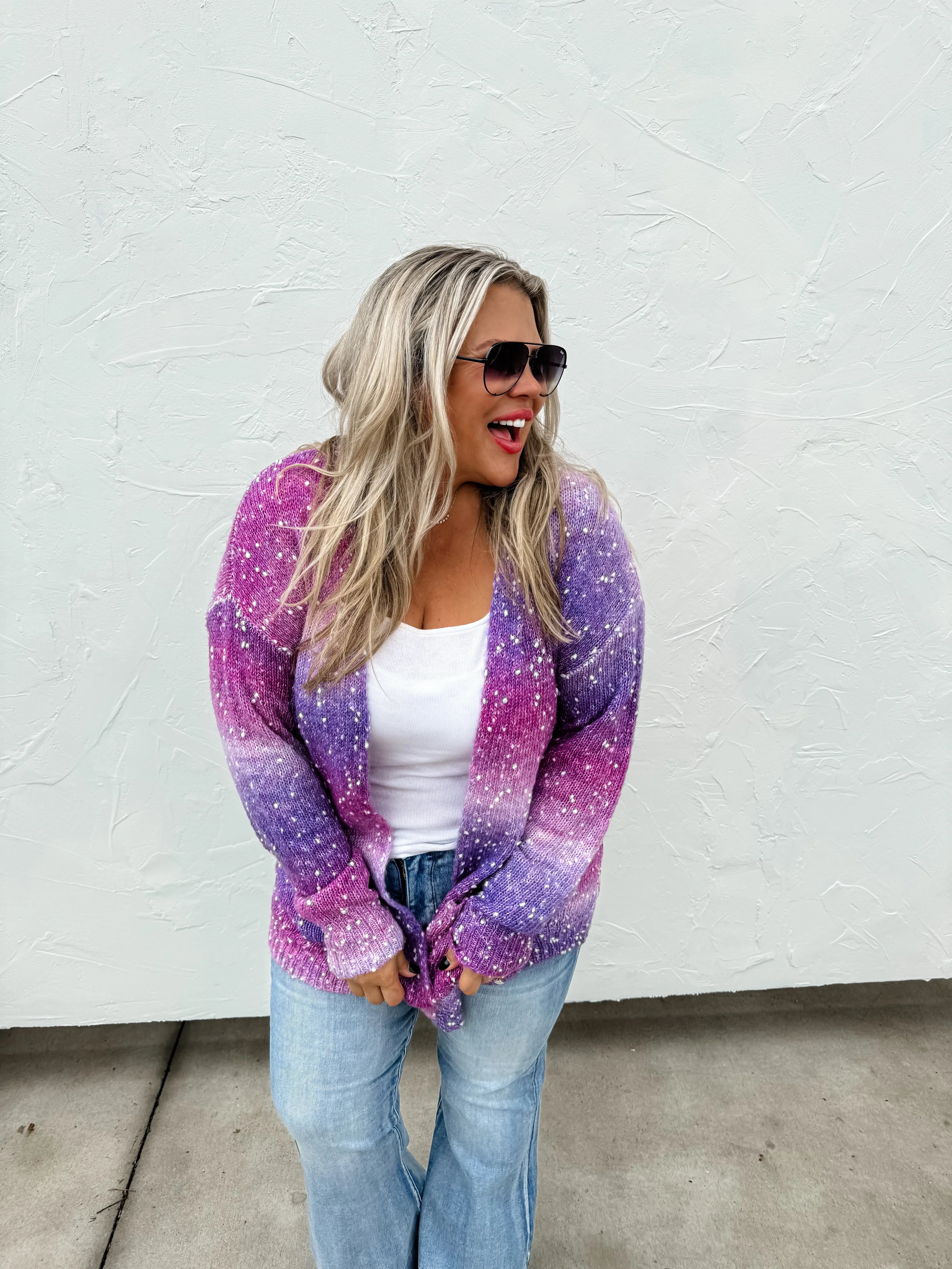 Starstruck Ombre Cardigan in Three Colors