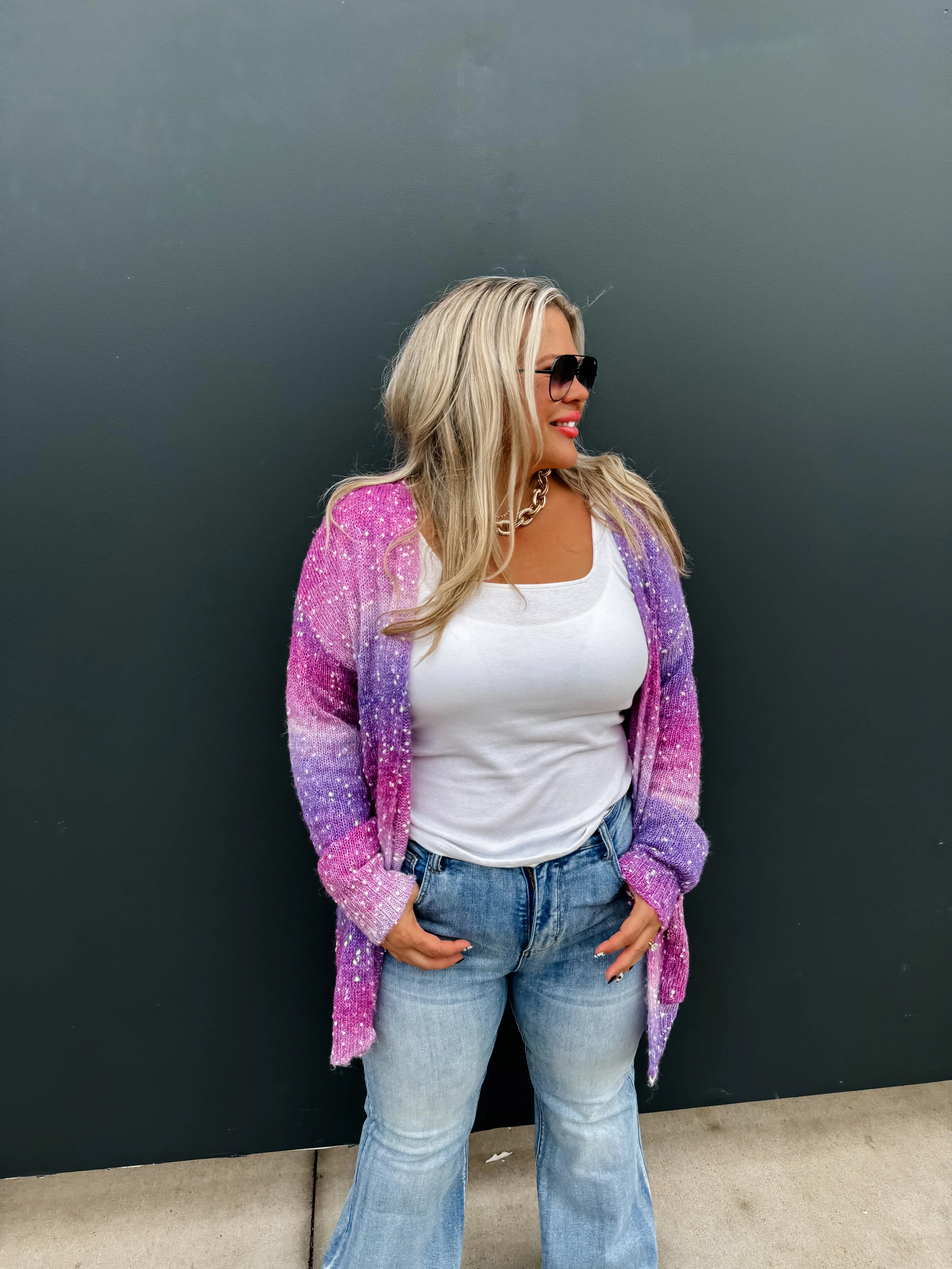 Starstruck Ombre Cardigan in Three Colors