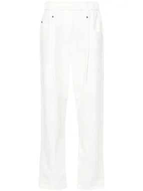 STRETCH COTTON TROUSERS