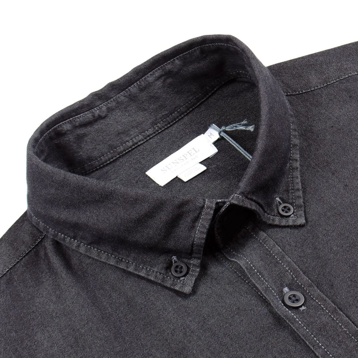 Sunspel - Button-down Shirt - Black