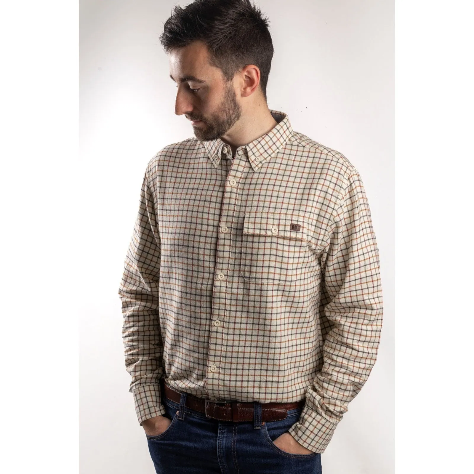 Tattersall Button Down Shirt  Multicoloured