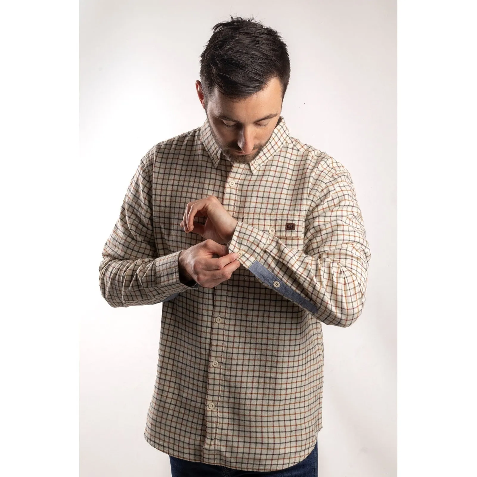 Tattersall Button Down Shirt  Multicoloured