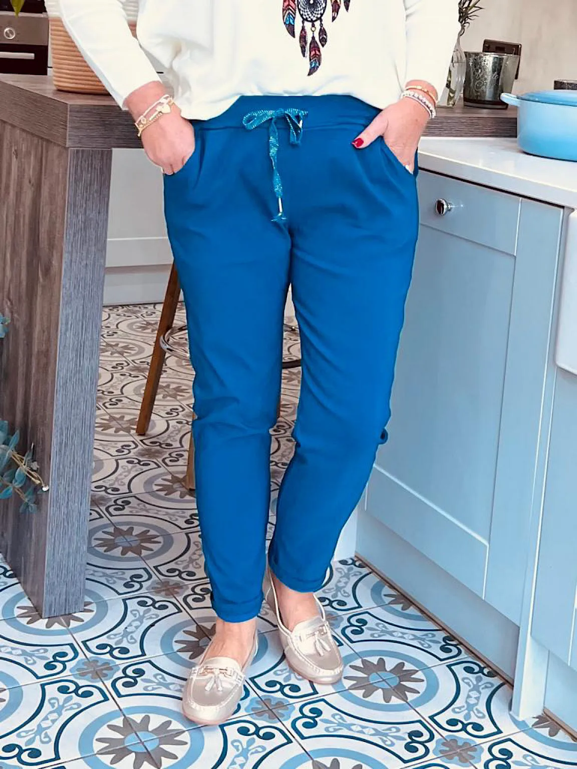 Teal Magic Trousers