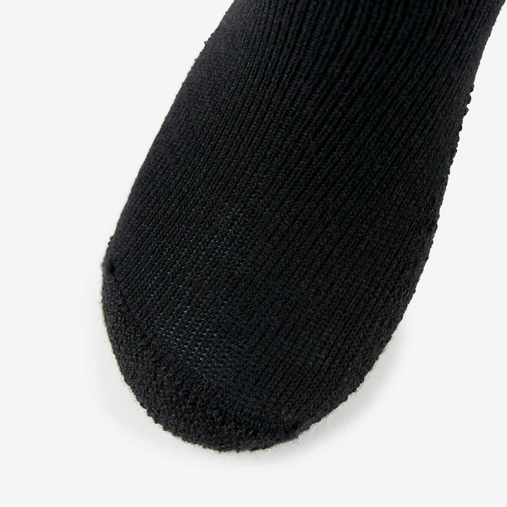 Thorlos mens Diabetic Moderate Cushion Crew Socks- Large Black