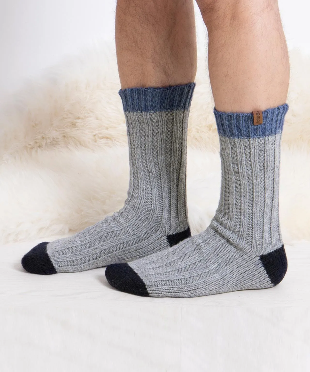 Totes toasties Mens 2pk Wool Blend Boot Socks