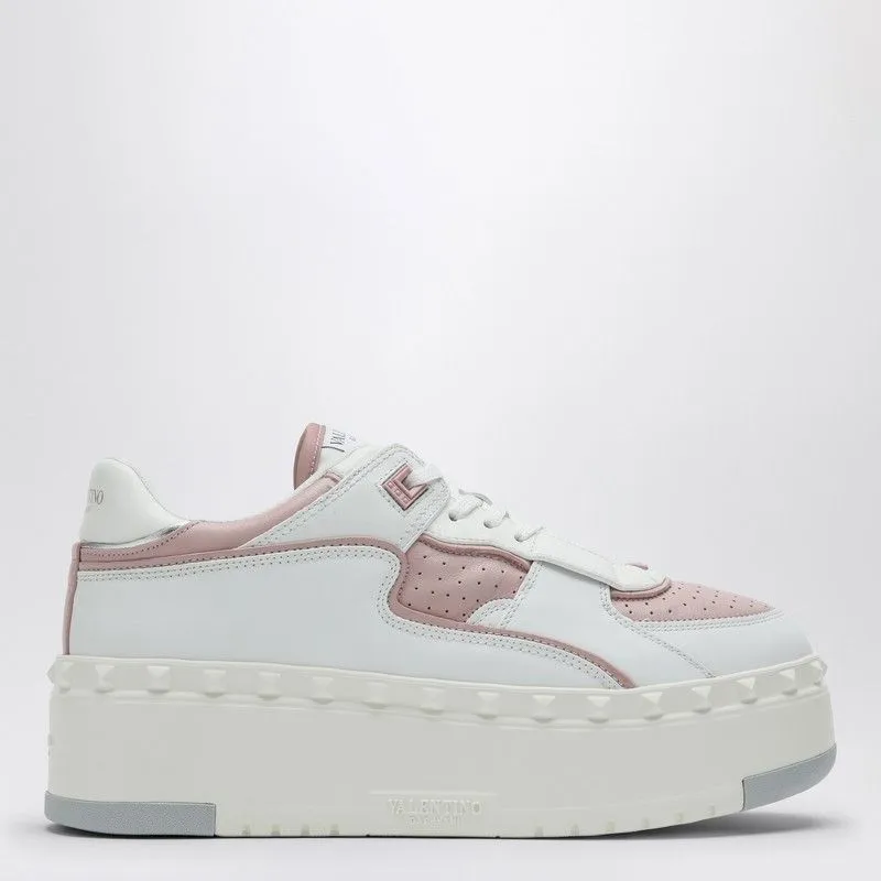 VALENTINO GARAVANI Freedots XL White/Pink Women's Sneaker