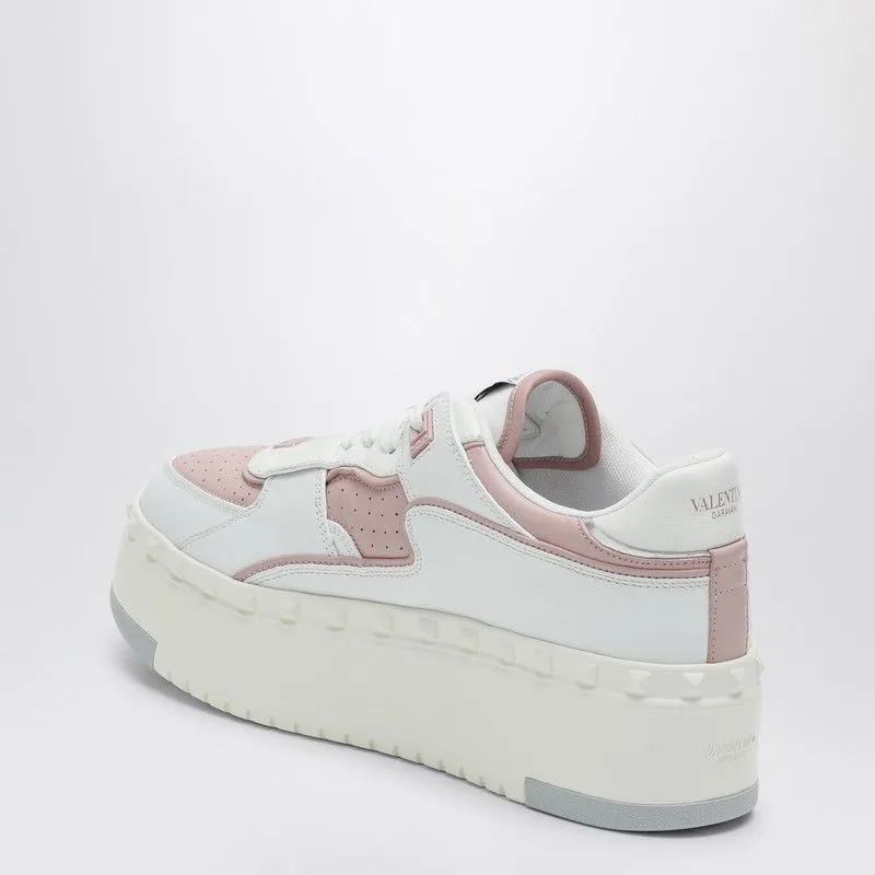 VALENTINO GARAVANI Freedots XL White/Pink Women's Sneaker