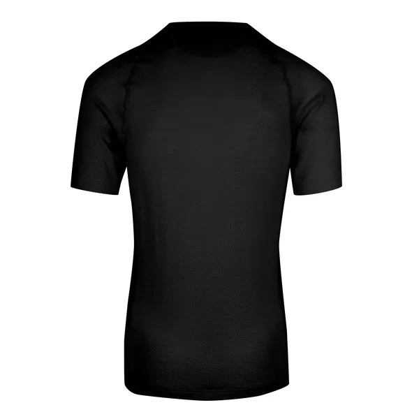 VELOCIO BASE LAYER MENS MERINO MESH SS BLACK