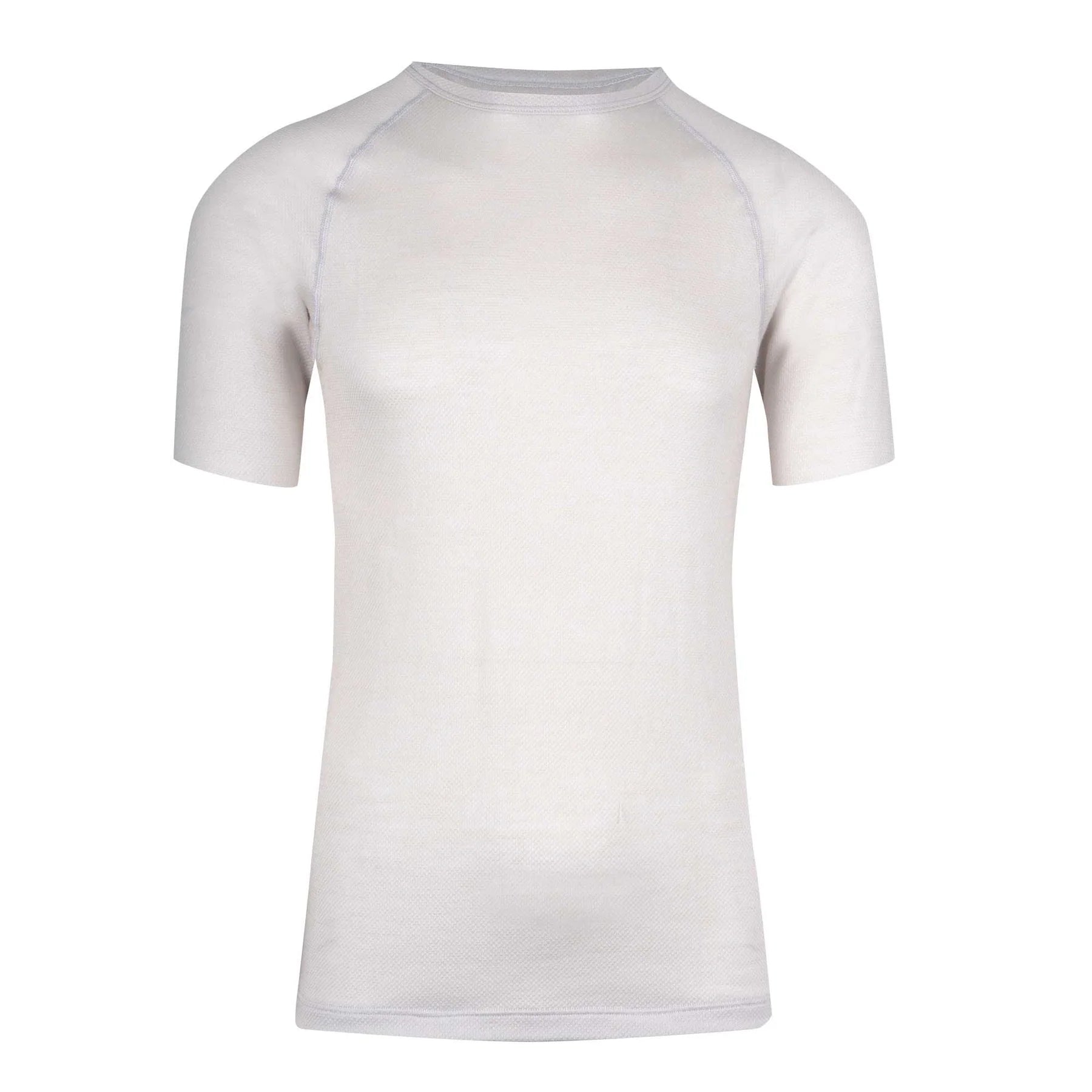 VELOCIO BASE LAYER MENS MERINO MESH SS LIGHT GREY