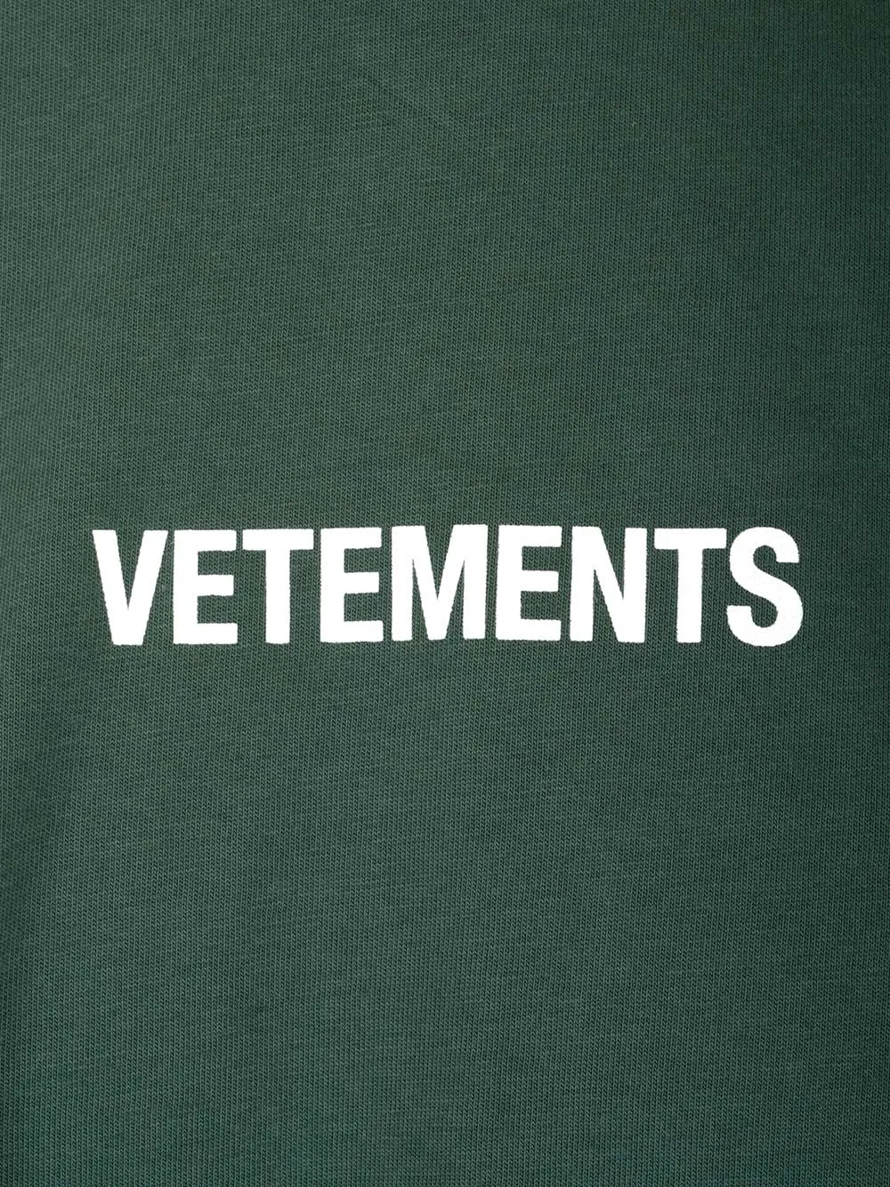 Vetements Logo Print Oversized Crewneck T-Shirt