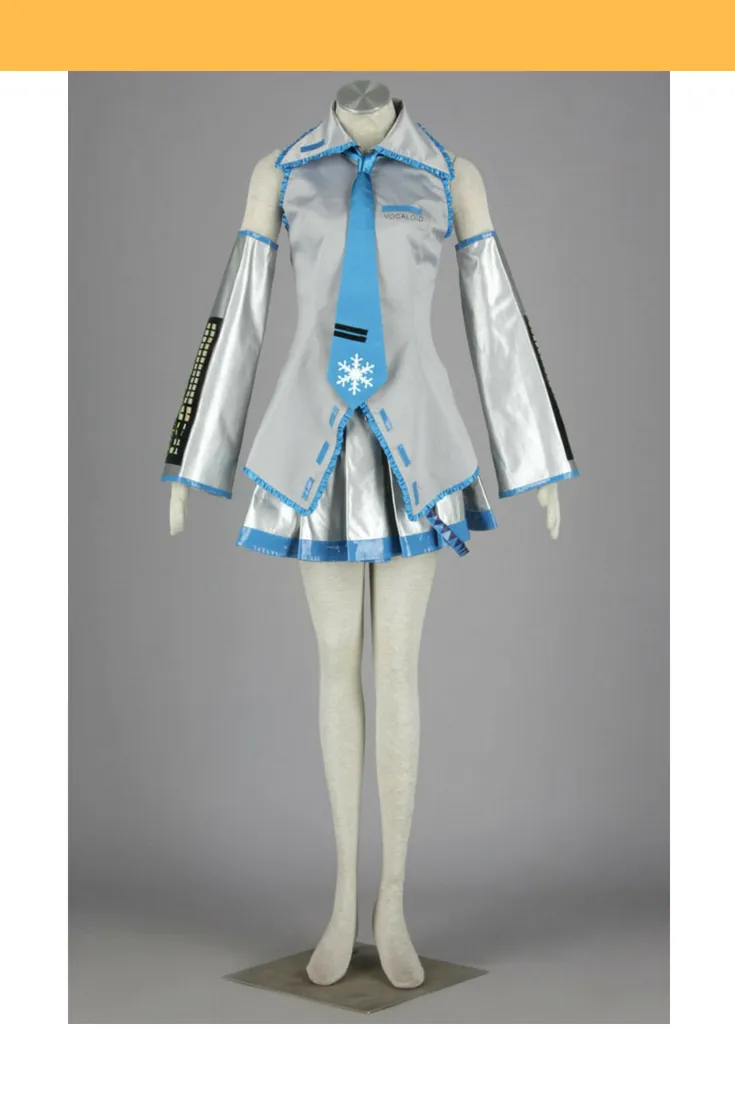 Vocaloid Snow Miku Playtime Edition Cosplay Costume