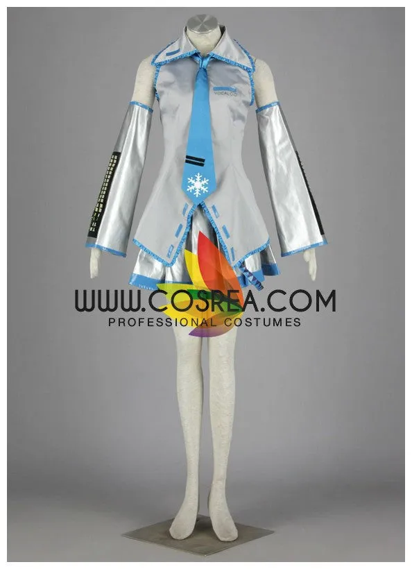 Vocaloid Snow Miku Playtime Edition Cosplay Costume