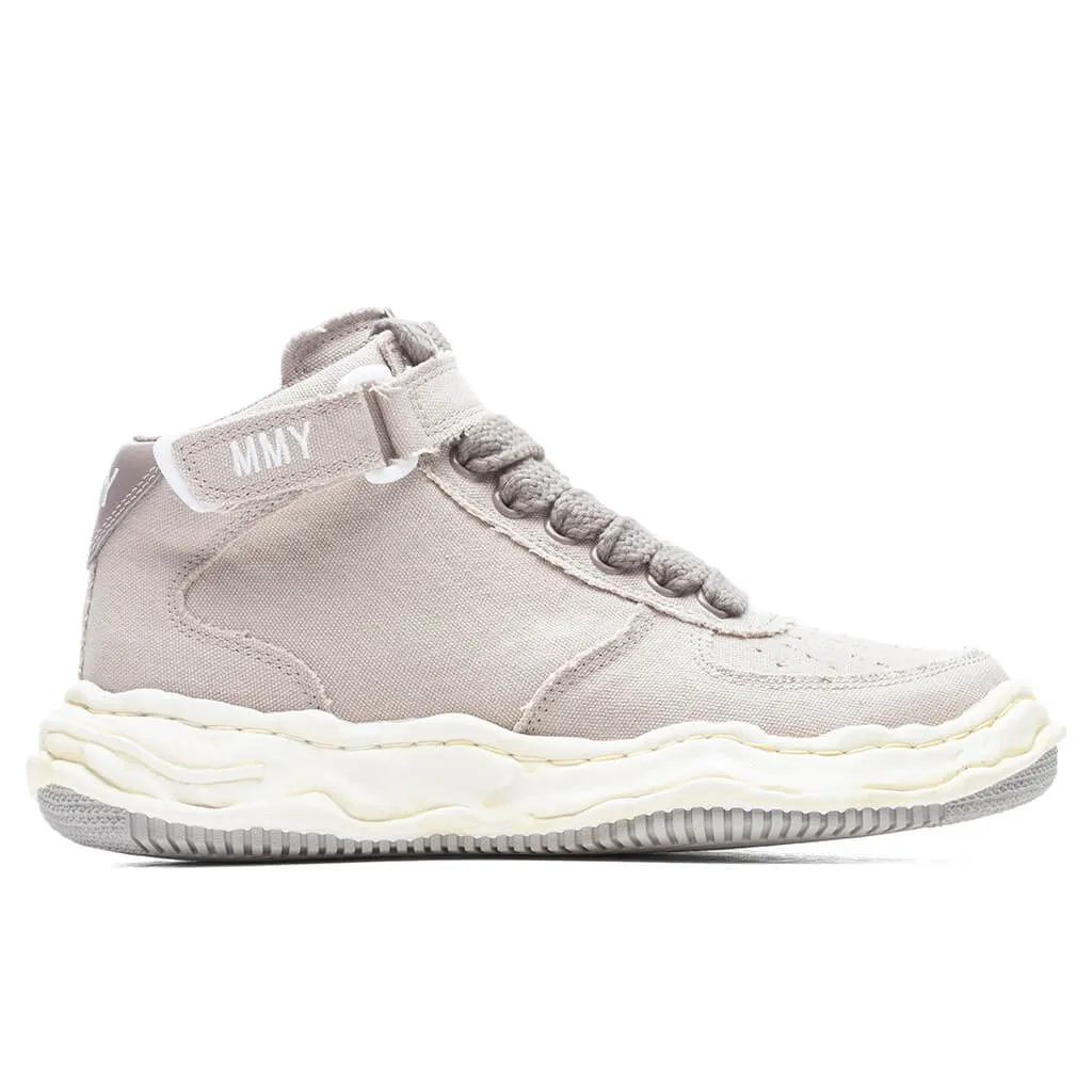 Wayne High OG Sole Washed Canvas Sneaker - Grey