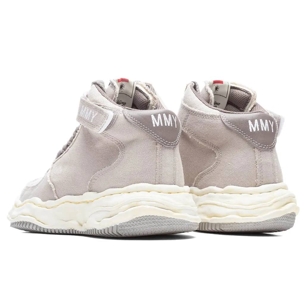 Wayne High OG Sole Washed Canvas Sneaker - Grey