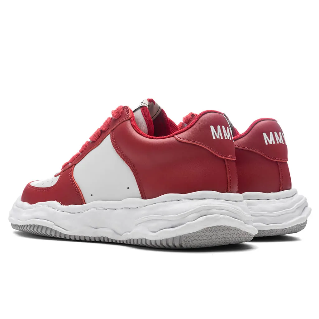 Wayne Low OG Sole Leather Sneaker - Red/White