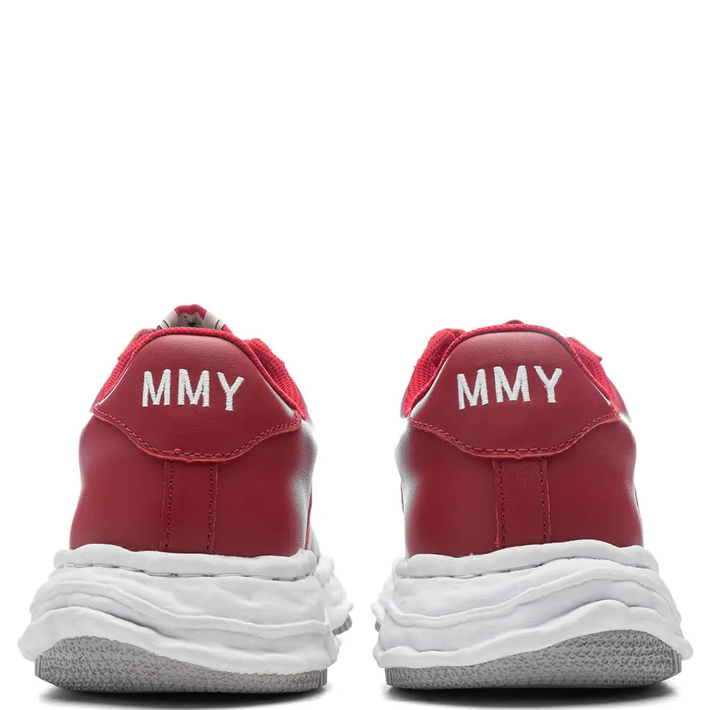 Wayne Low OG Sole Leather Sneaker - Red/White