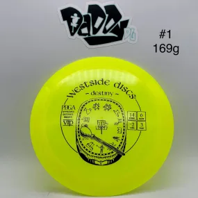 Westside Discs Destiny VIP Distance Driver