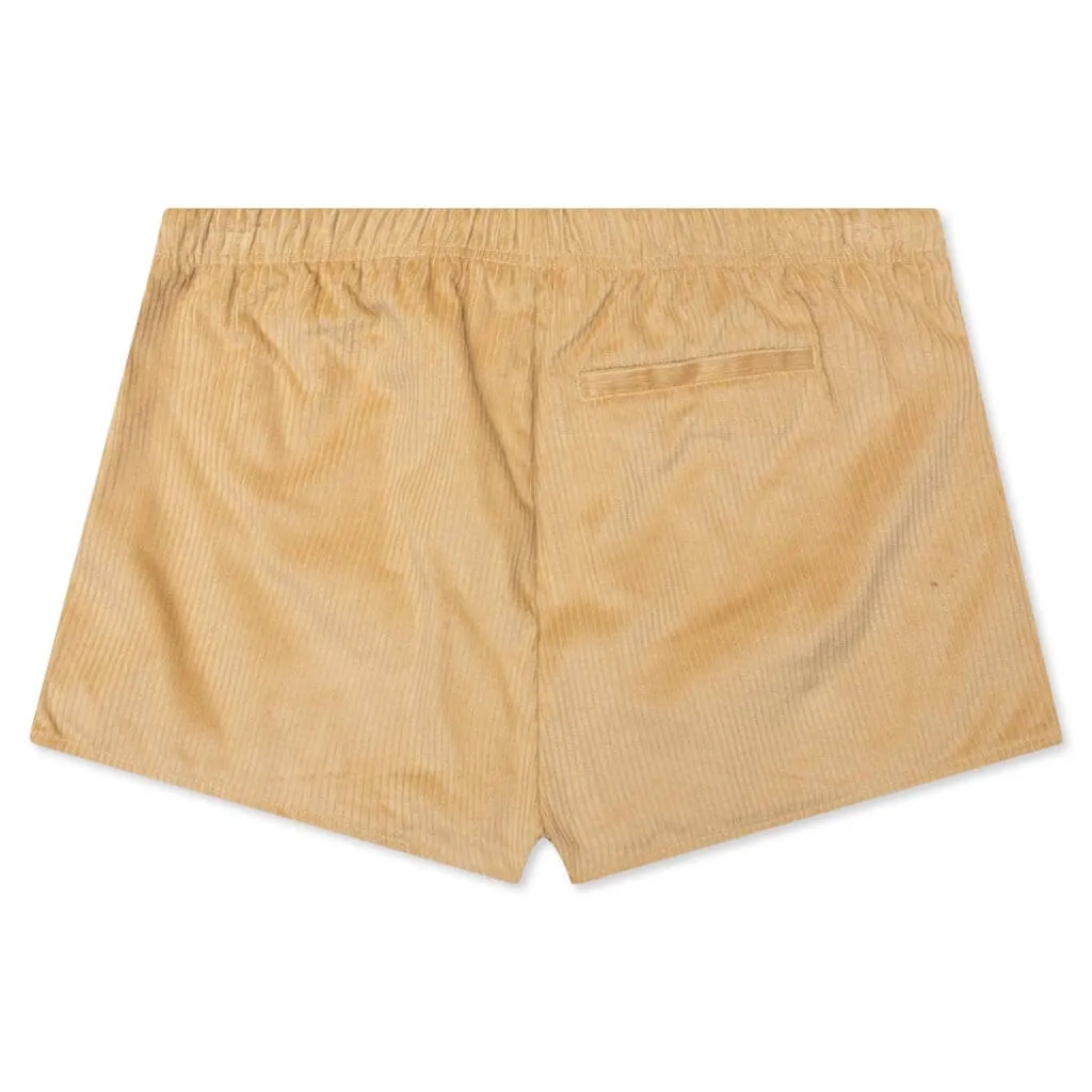 Women's Corduroy Dock Short - Sand