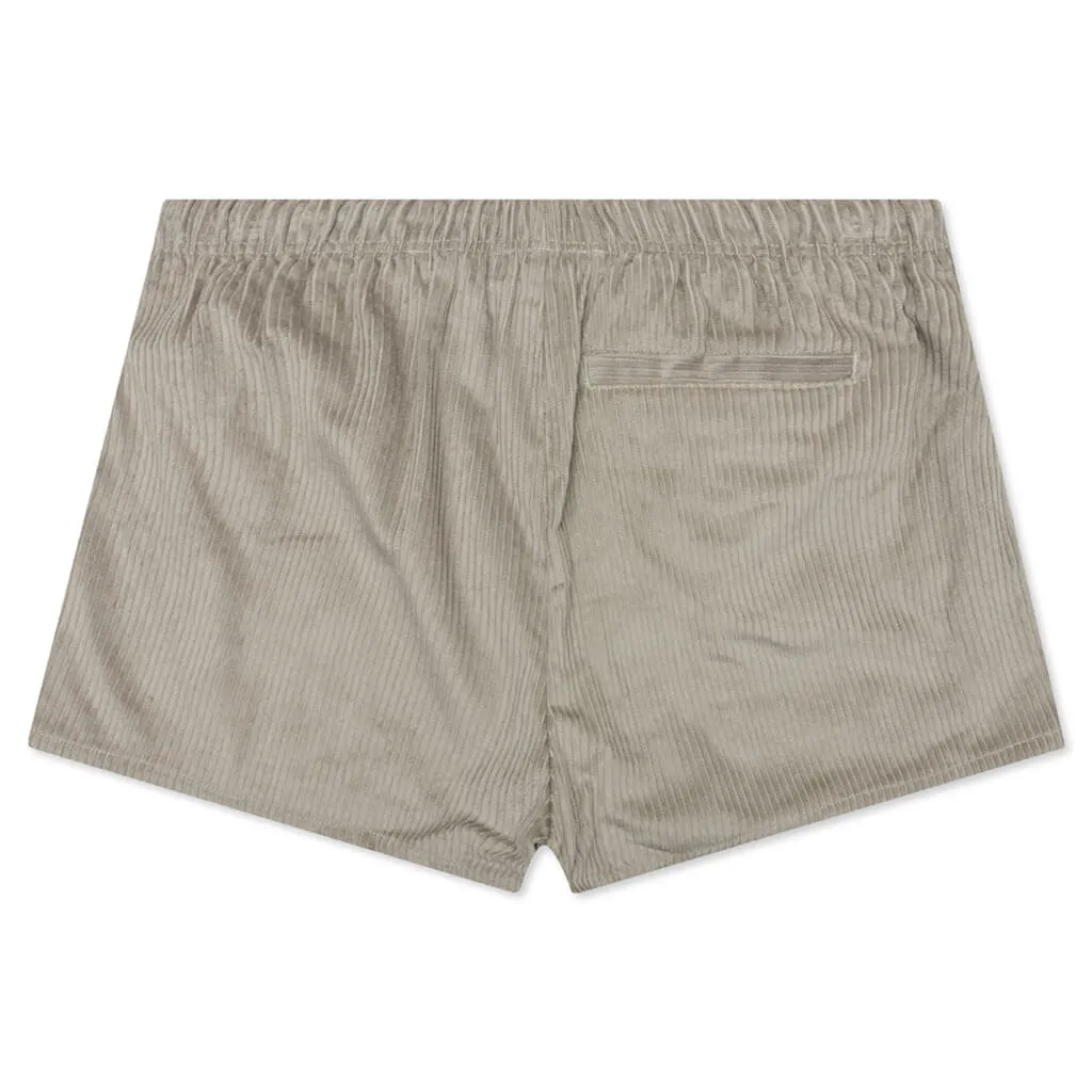 Women's Corduroy Dock Short - Seal