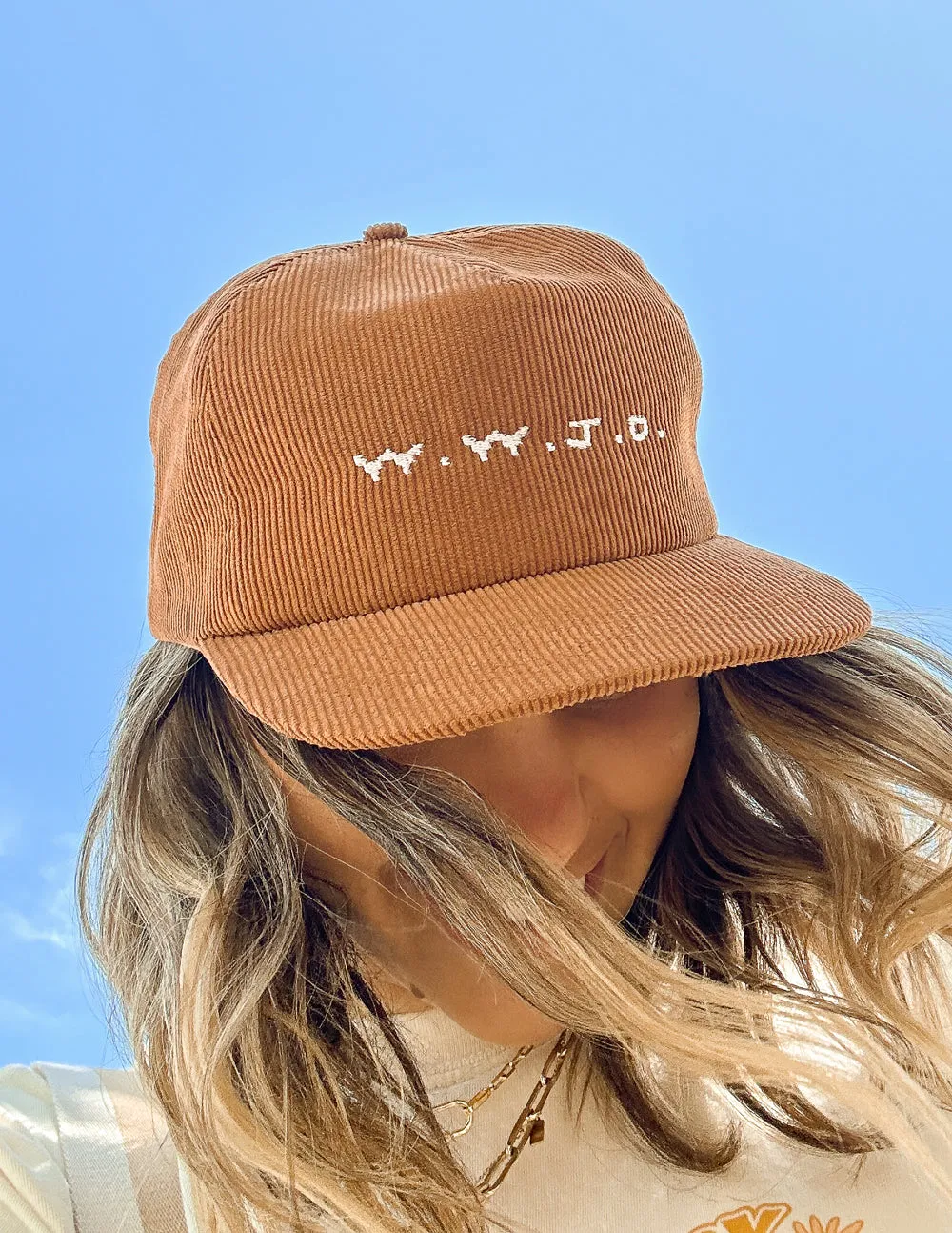 WWJD Corduroy Hat