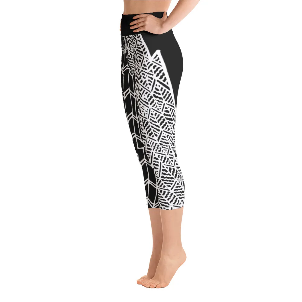 Yoga Capri Leggings Lightning